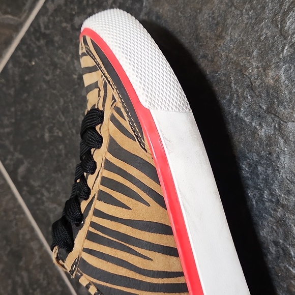 Tiger Print Rag & Bone Suede Sneaker - Picture 4 of 5